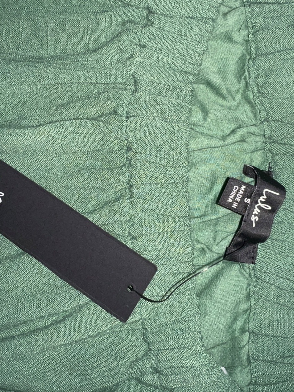 Lulus Al Fresco Evenings Olive Green Off-the-shoulder Dress - Size S - Picture 3 of 4